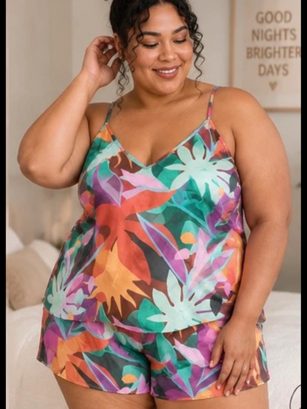 stars above Multicolor Tropical Floral One-Piece Footie